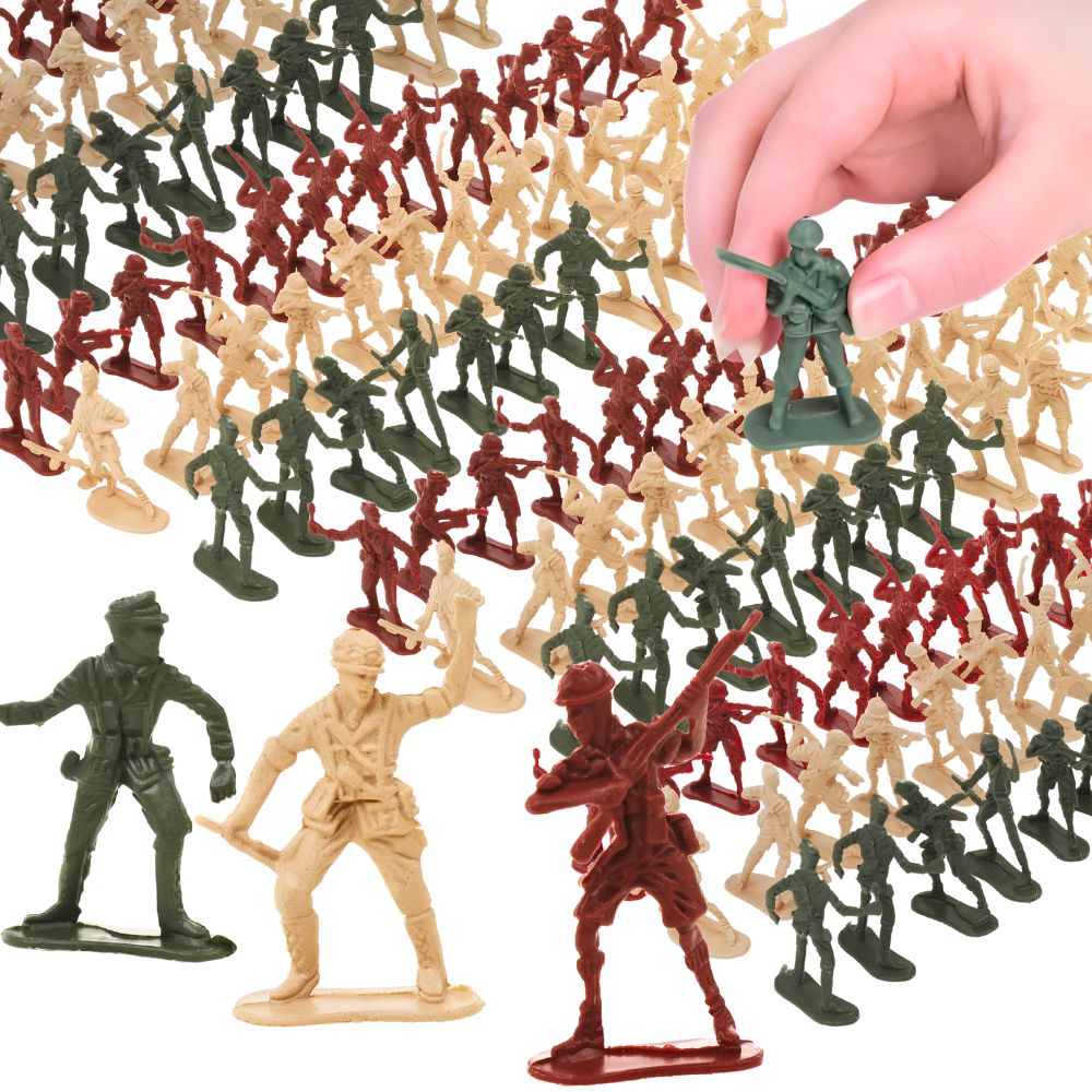 Party Games Mini - 20 figurines de soldats militaires miniatures