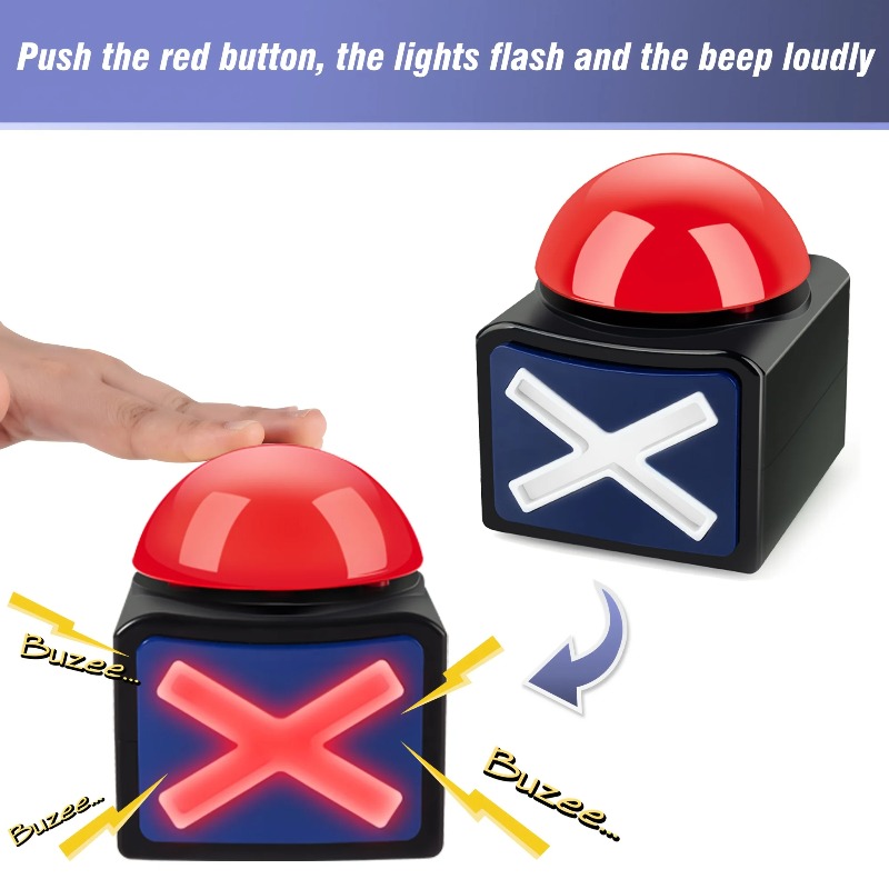 Party Games Easter - Bouton-poussoir lumineux et sonore pour jeux