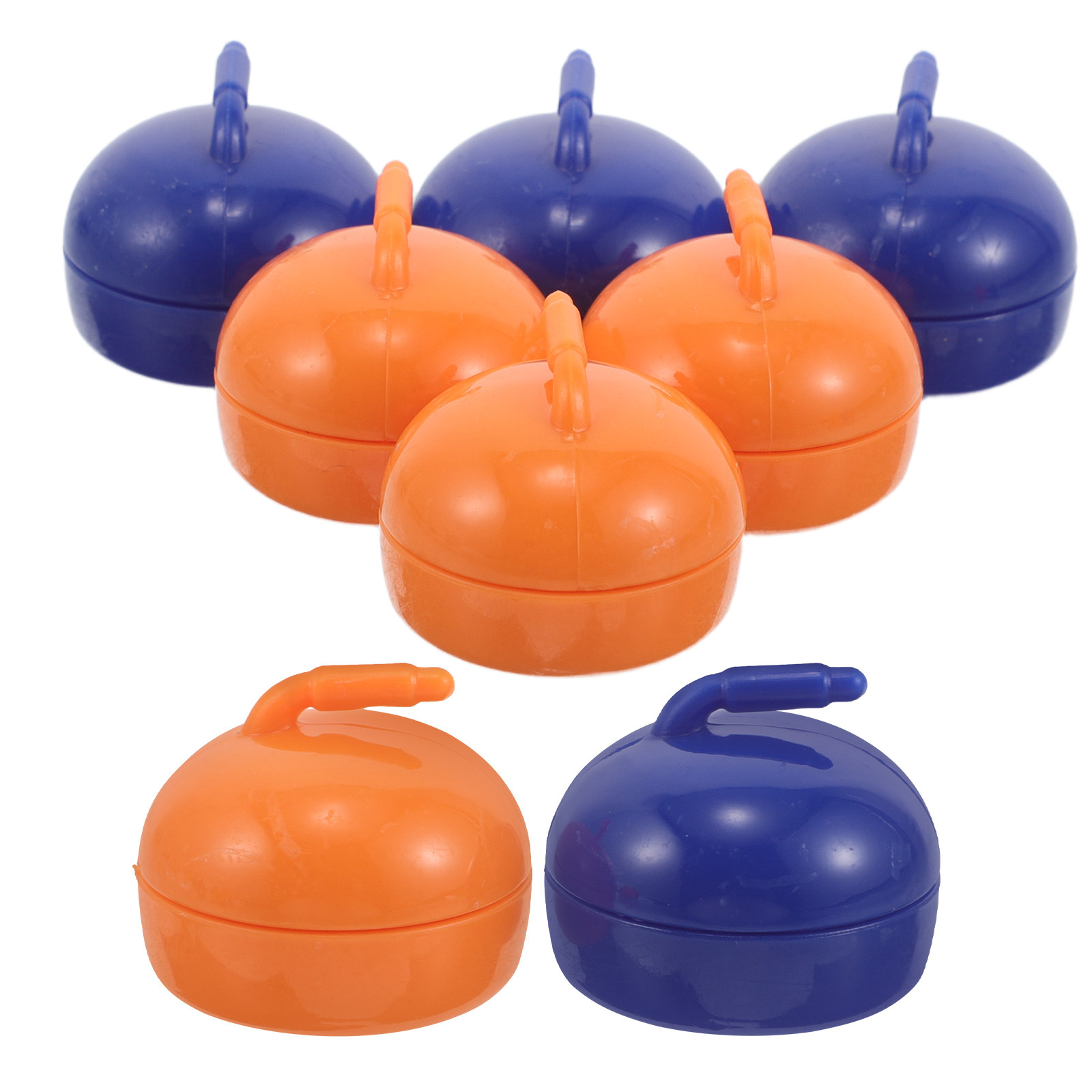 Party Games Mini - 8 palets de curling de table,