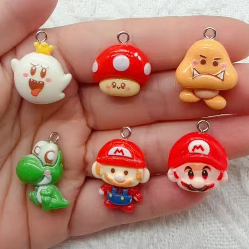 Party Games Questions - Pendentif en résine de dessin animé,