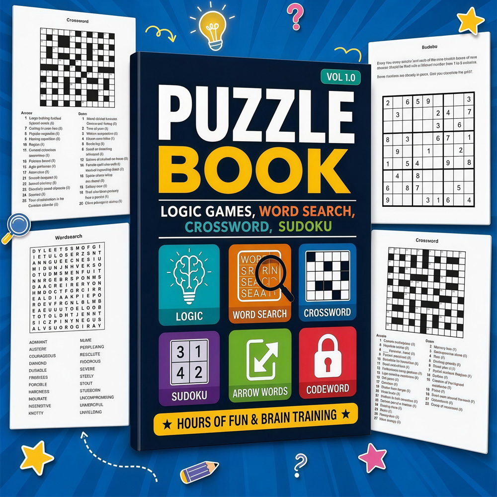 Livre de puzzles - Jeux de log - Party Games New Year avis et prix