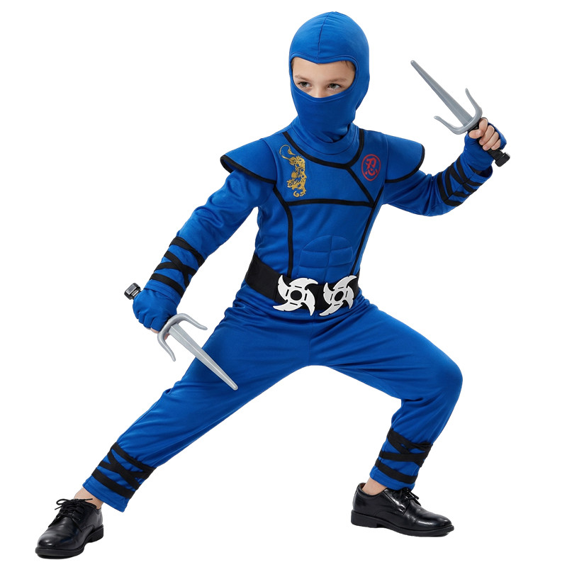 Costume de Ninja noir et bleu  - Party Games Girls avis et prix