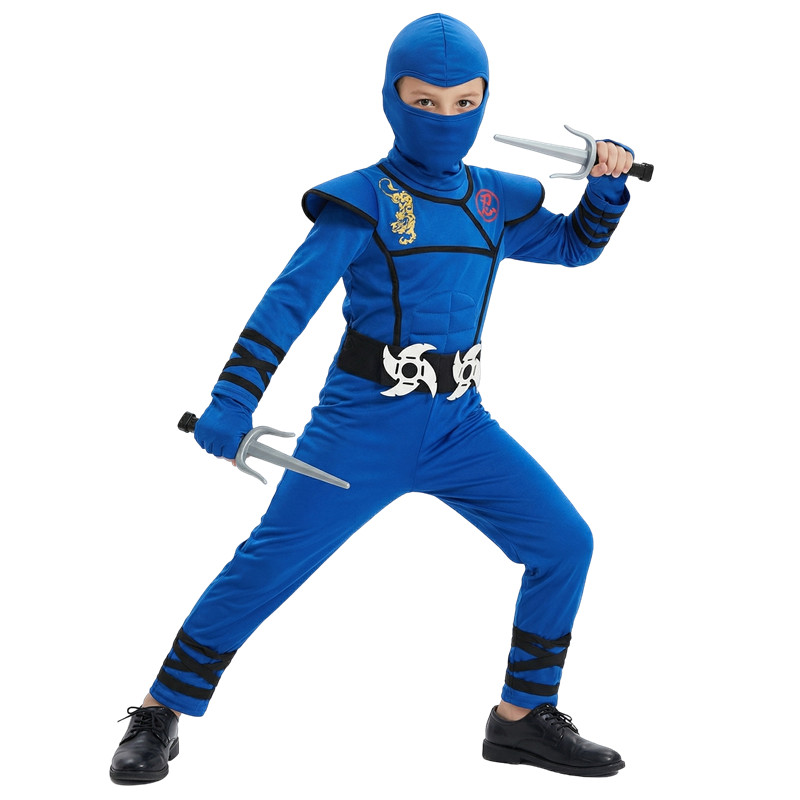 Costume de Ninja noir et bleu  - Party Games Girls avis et prix