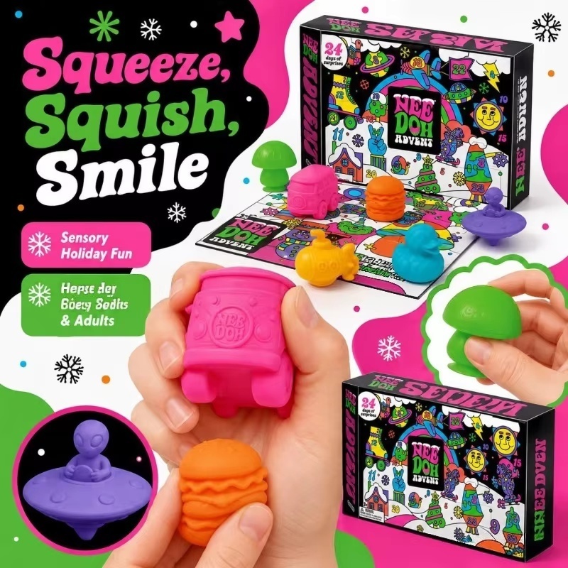 Calendrier de l'Avent NeeDoh 2 - Party Games New Year avis et prix