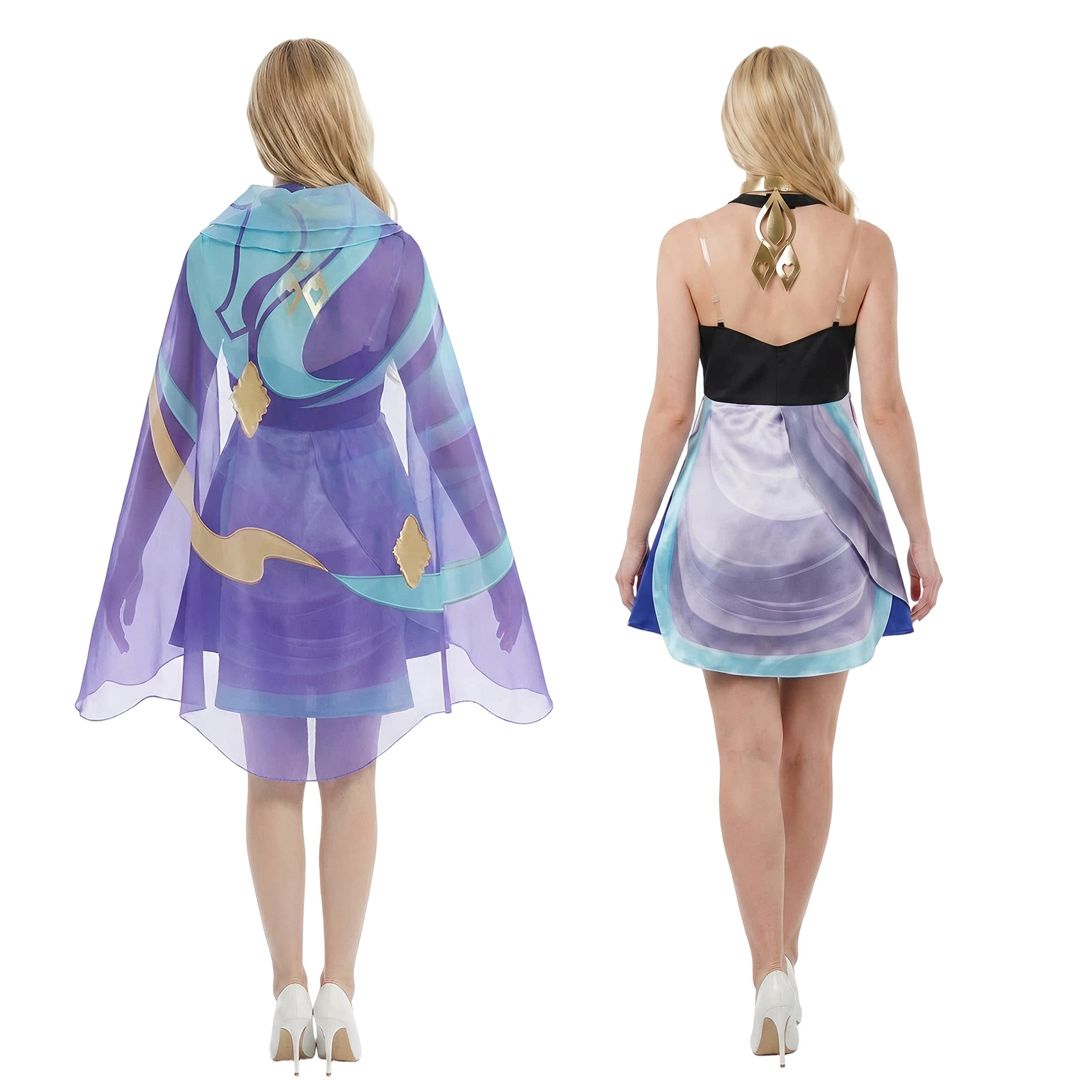 Robe Dolia avec foulard, costu - Party Games For Adults avis et prix