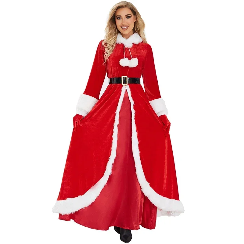 Nouvel an rouge chaud velours  - Party Games New Year avis et prix