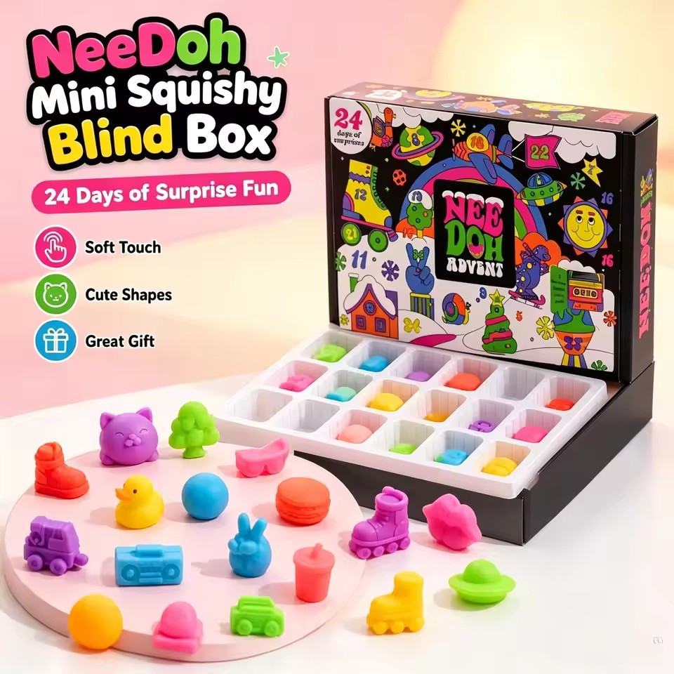 Calendrier de l'Avent NeeDoh 2 - Party Games New Year avis et prix